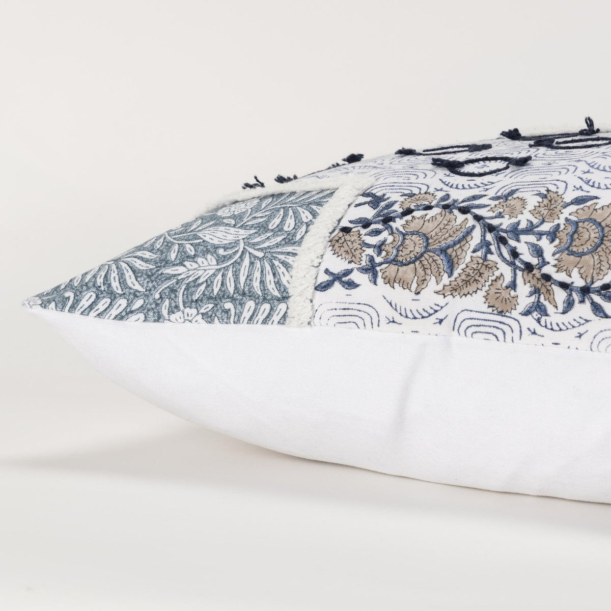 LOOMLAN Kara Botanical Throw Pillow With Down Insert
