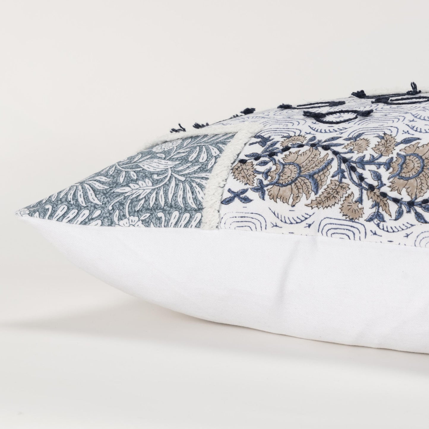 LOOMLAN Kara Botanical Throw Pillow With Down Insert