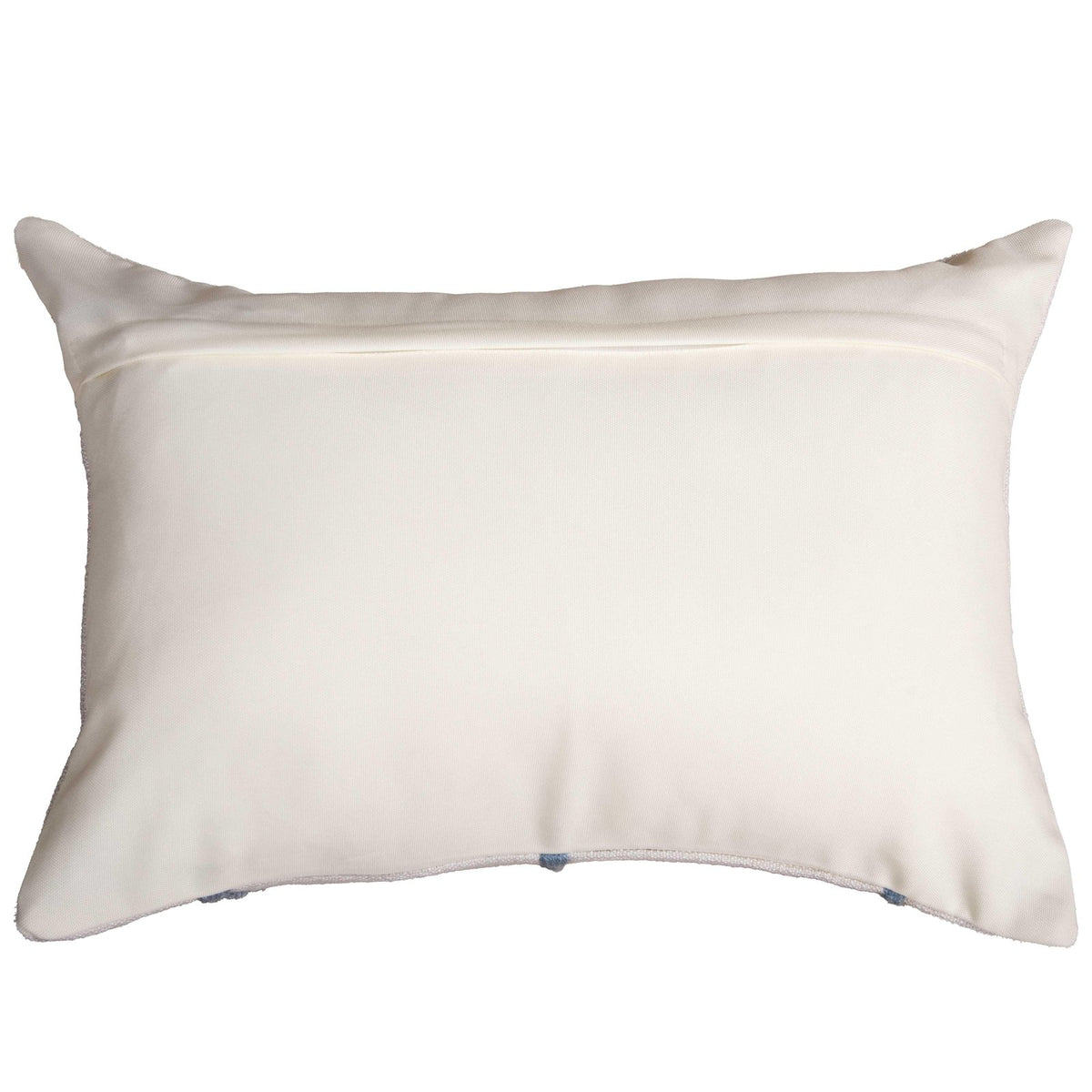 LOOMLAN Medallion Blue Lumbar Outdoor Pillow
