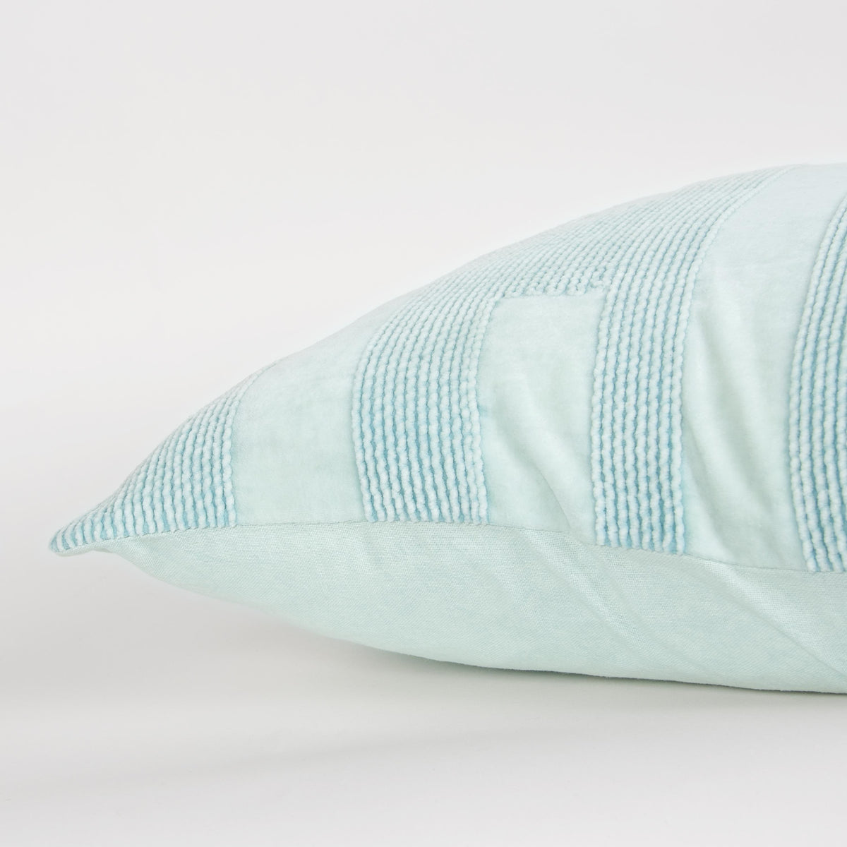 LOOMLAN Mona Light Blue Throw Pillow Down Insert