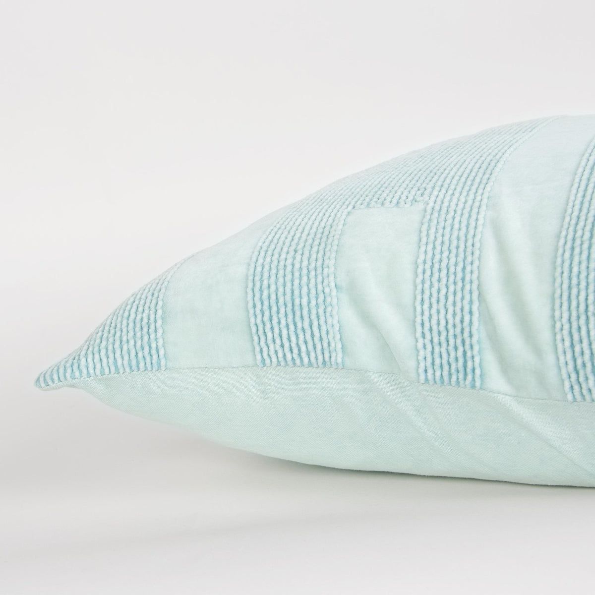 LOOMLAN Mona Light Blue Throw Pillow Down Insert