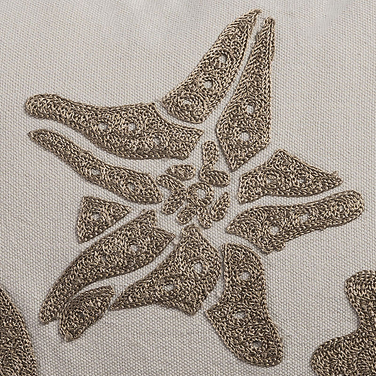 LOOMLAN Sea Shells Coastal Brown Lumbar Pillow Insert