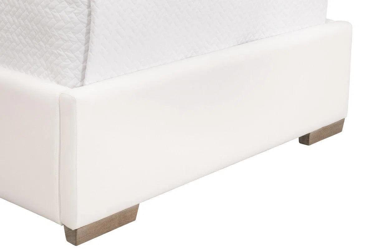 Stewart LiveSmart White Platform Bed Frame