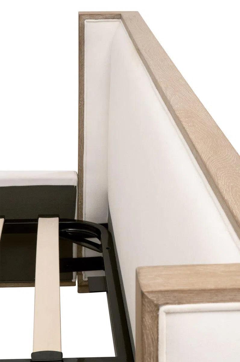 Tailor White Bed Stain Resistant - Beige Accents