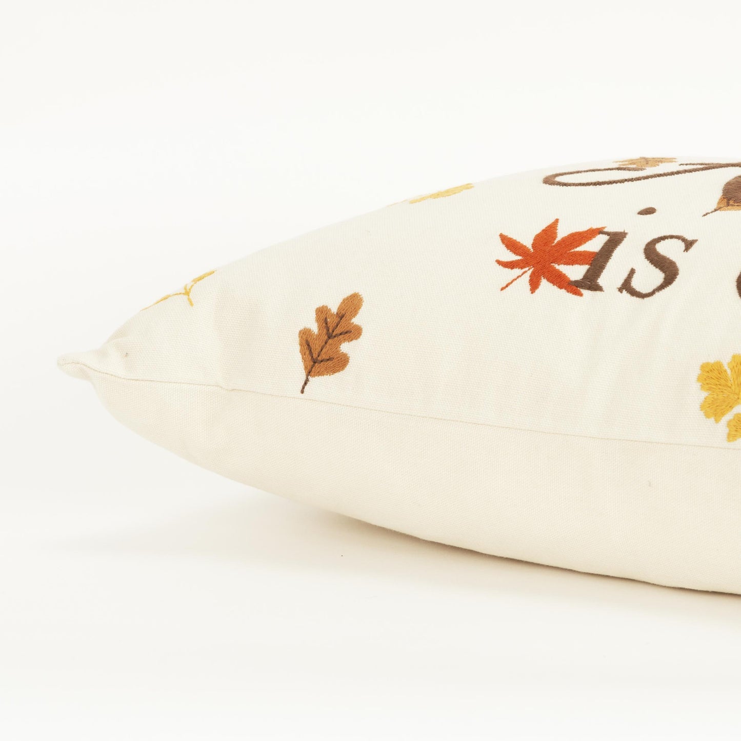 LOOMLAN Thanksgiving Decorative Lumbar Pillow Authumn Joy