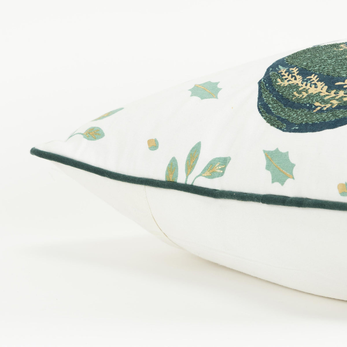 LOOMLAN Thanksgiving Pumpkin Pillow Green Adam