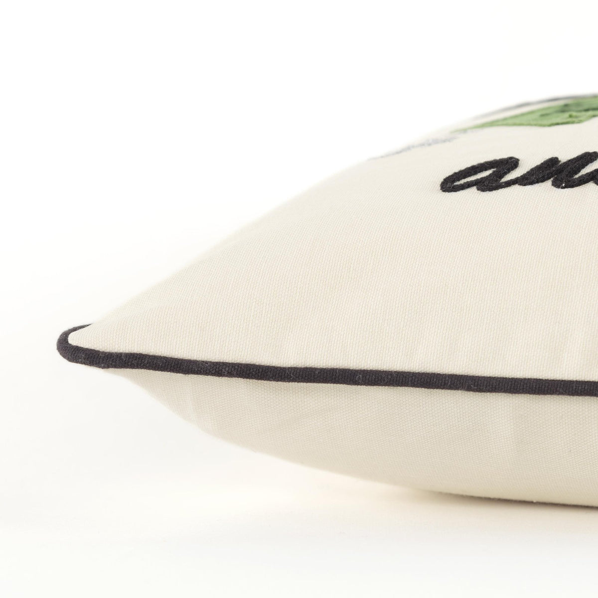 LOOMLAN White Christmas Lumbar Pillow North Pole