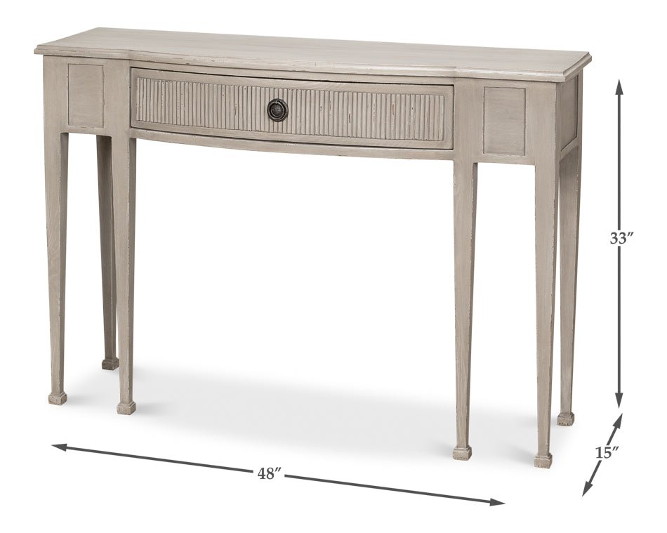 Madora Bungalow Wooden Console Table - LOOMLAN - Sarreid - Console Tables