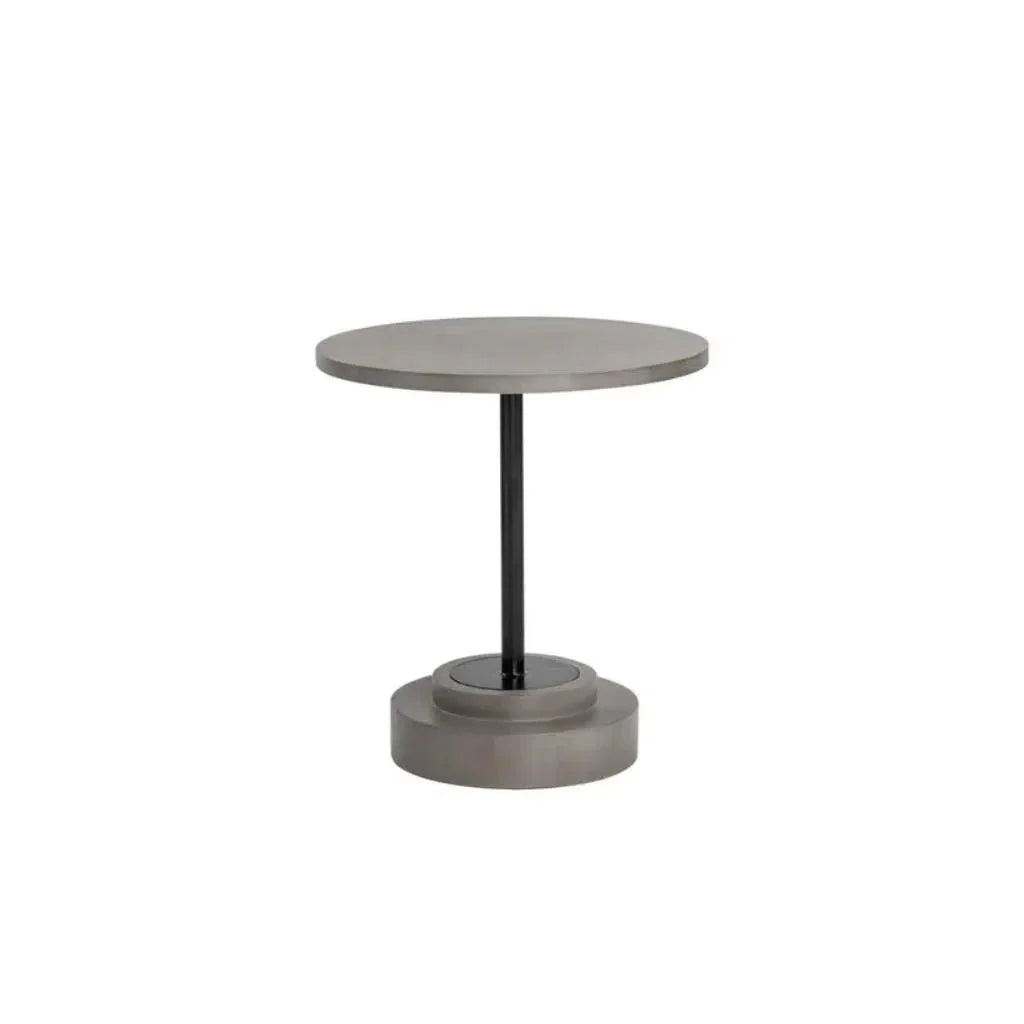 Marlowe Concrete Outdoor Round Bistro Table