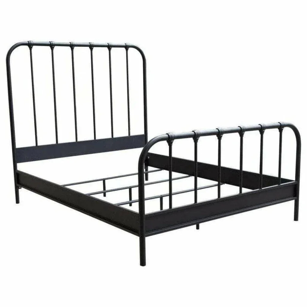 Mateo Rust Brown Powder Coat Metal Bed Frame