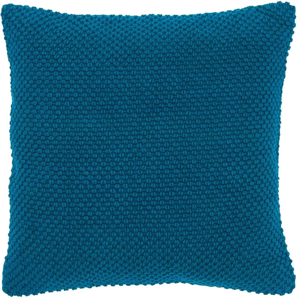 Nubby Retro Throw Pillow With Down Insert
