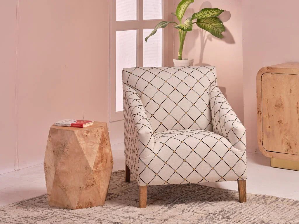 Kelne Wooden Brown Accent Table