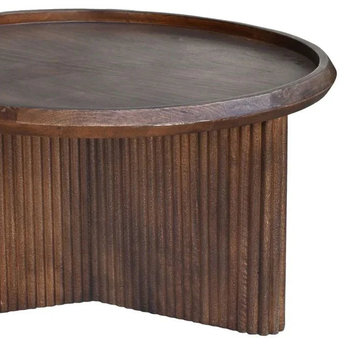 Olmira Wooden Round Coffee Table