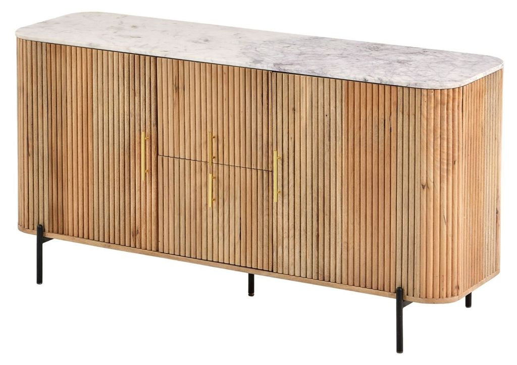 Karlen Marble Top Modern Sideboard