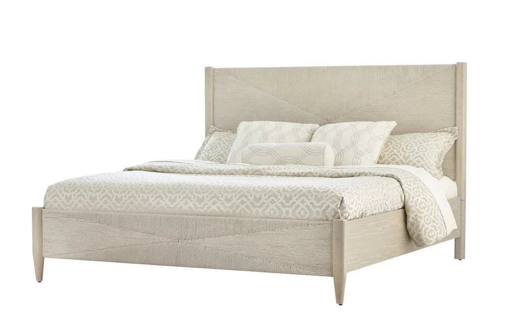 Pearl Soft Light Sand Finish Woven Complete Bed