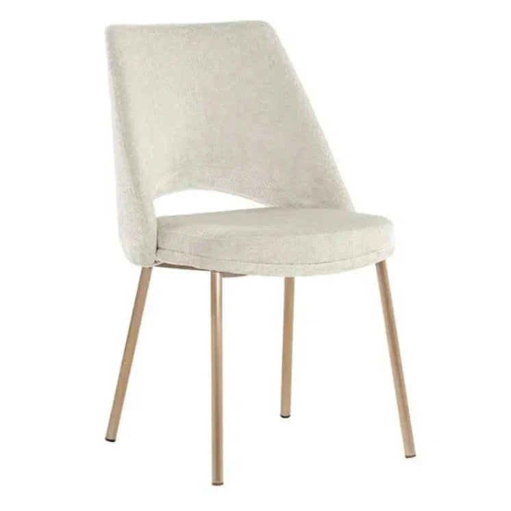 SUNPAN Radella Fabric Armless Dining Chair 2PC
