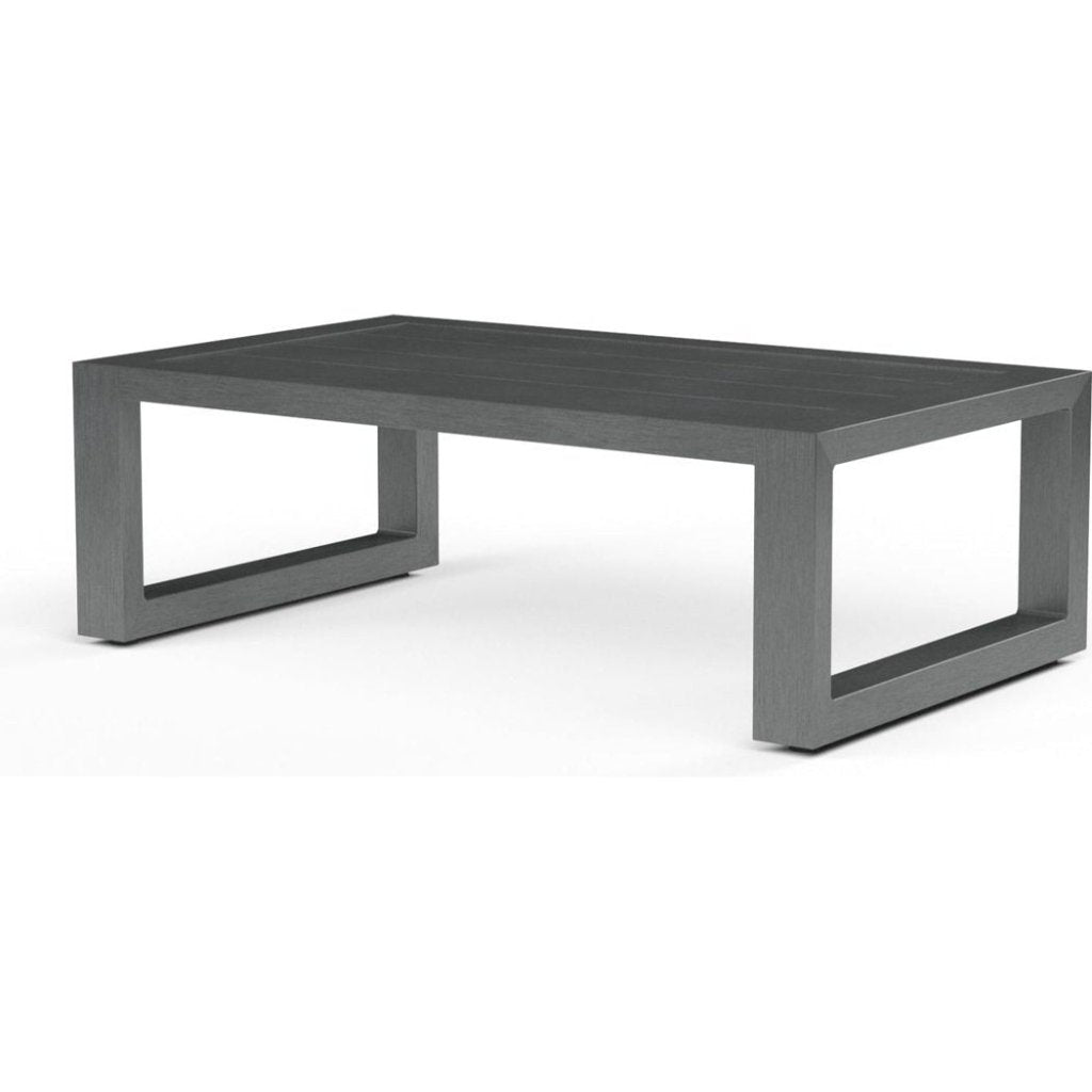 Redondo Aluminum Outdoor Coffee Table - LOOMLAN - Sunset West - Outdoor Coffee Tables