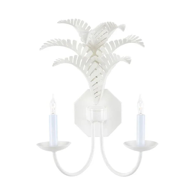 Royal Palm Design Wall Sconce