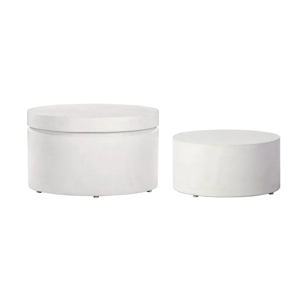 Serendipity Round Patio Accent Table (Set Of 2)