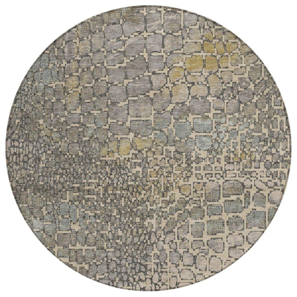 LOOMLAN Rugs Siena Ivory Washable Indoor-Outdoor Rug