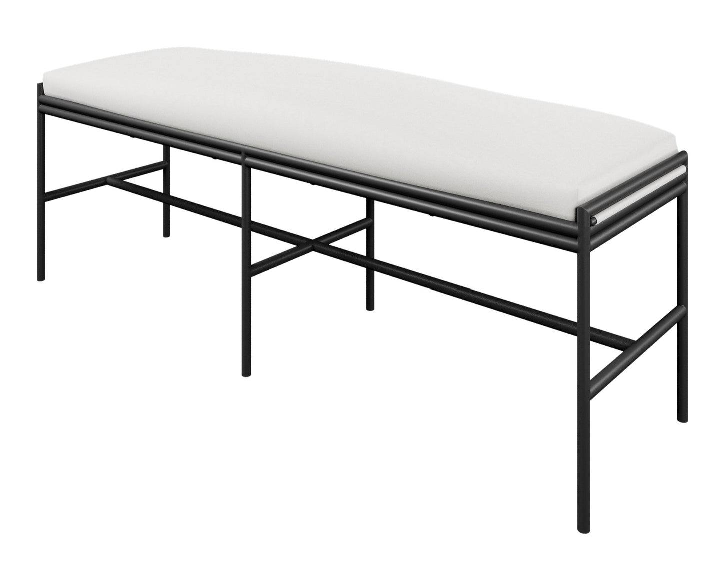 Patinero Smooth Charcoal Design Patio Bench
