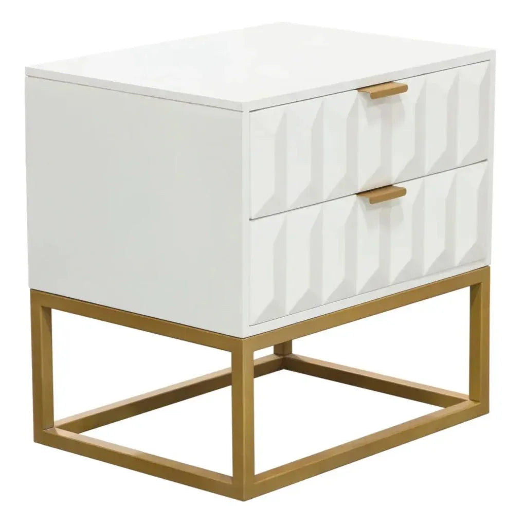 Spectrum Two Drawer Wooden Accent Table