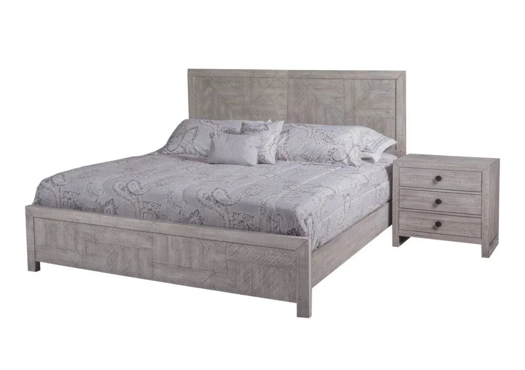Studio 20 Wooden Modern Panel Bed