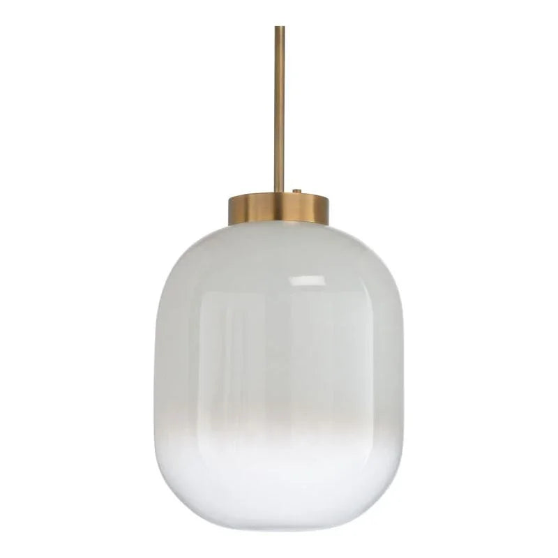 Subway Large Vintage Milk Glass Light Pendant