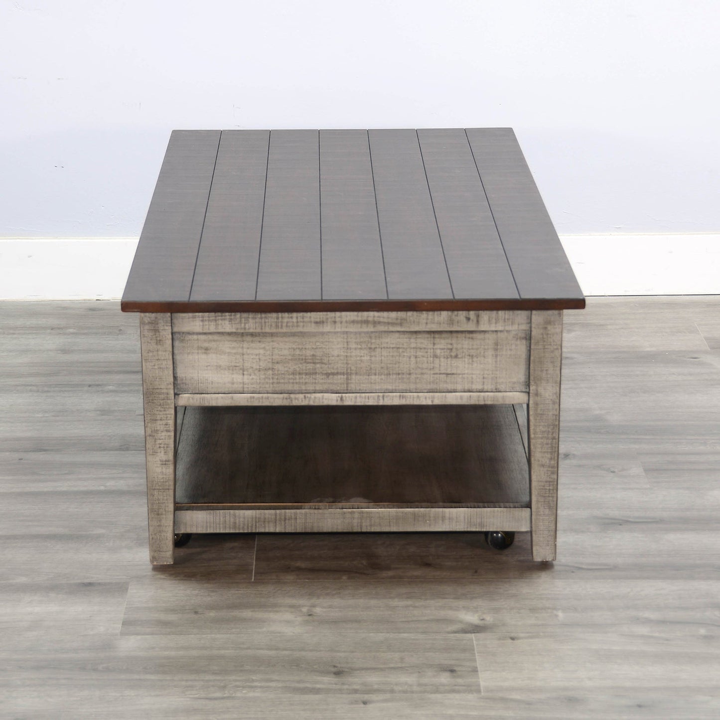 Sunny D Homestead Hills Three Drawers Wood Coffee Table