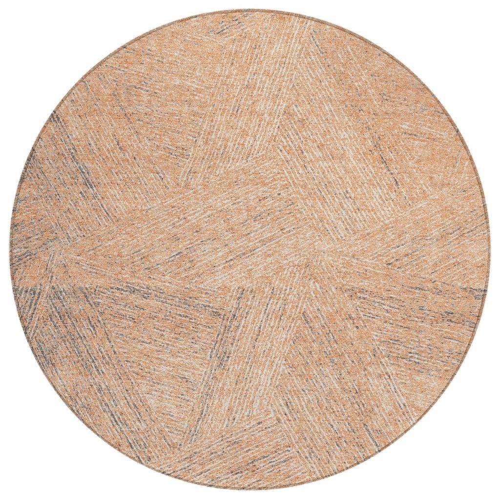 Terra Peach Washable Indoor-Outdoor Rug