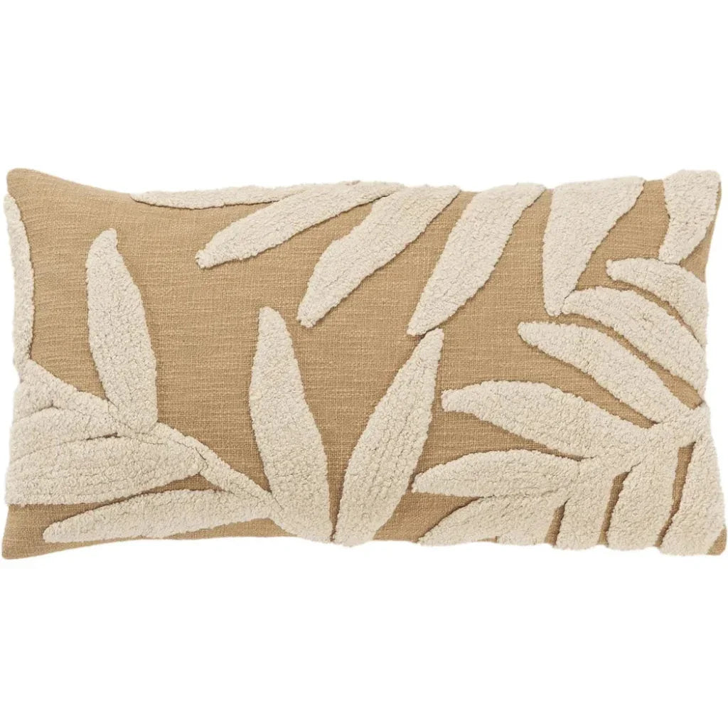 LOOMLAN Textural Long Lumbar Pillow With Insert