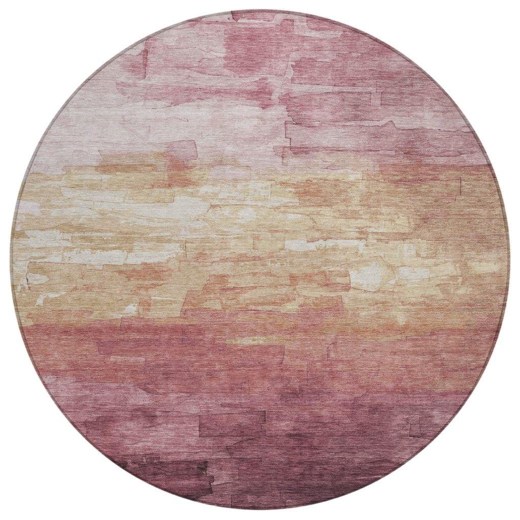 Thornelle Pink Washable Indoor-Outdoor Rug
