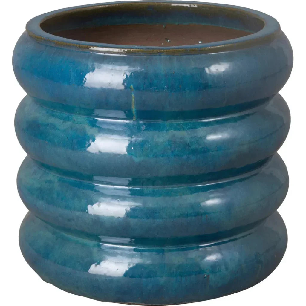 Torus Round Ceramic Planter