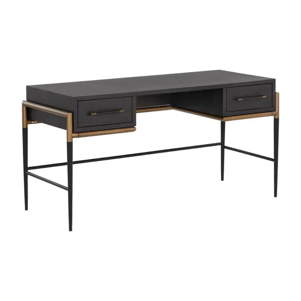 SUNPAN Weldrick Iron Based Wooden Desk
