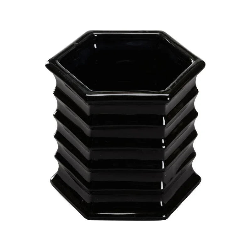 Willow Hexagonal Designed Ceramic Planter - LOOMLAN - Chelsea House - Planters