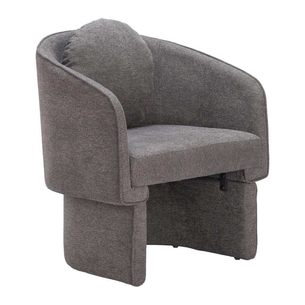 Zuo Modern Olya Accent Chair Truffle Gray