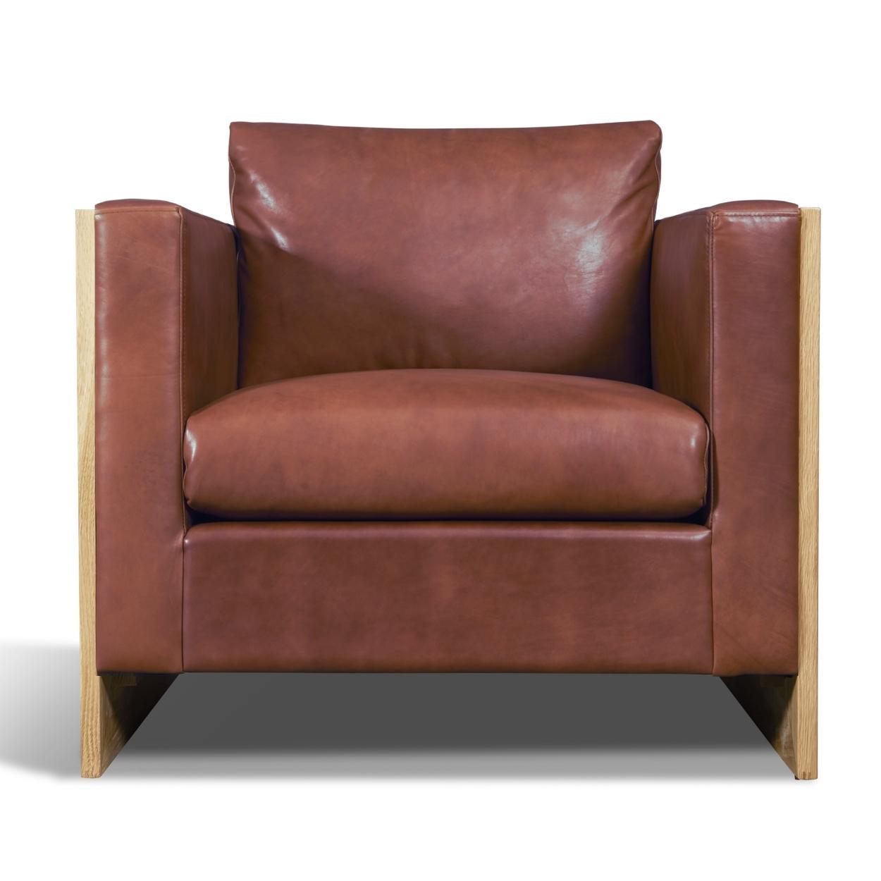 Mendenhall Premium Leather Club Chair