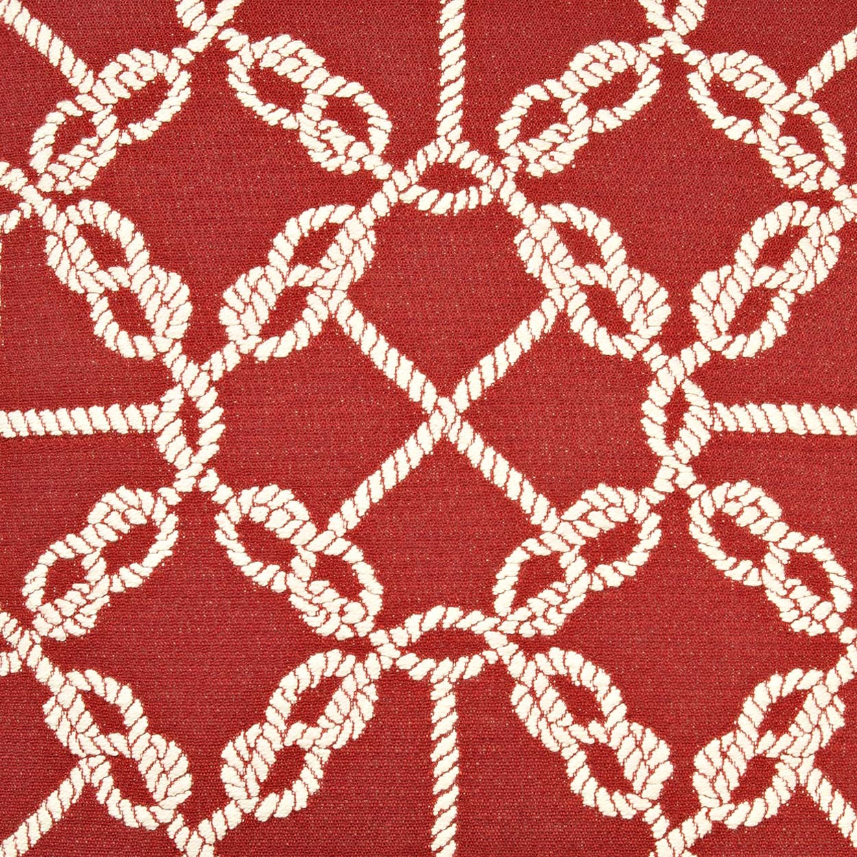 Knots Red Throw Pillow With Insert