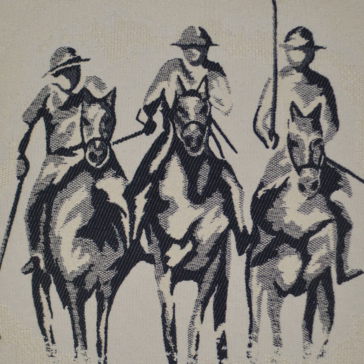 Hurlingham Black Throw Pillow With Insert