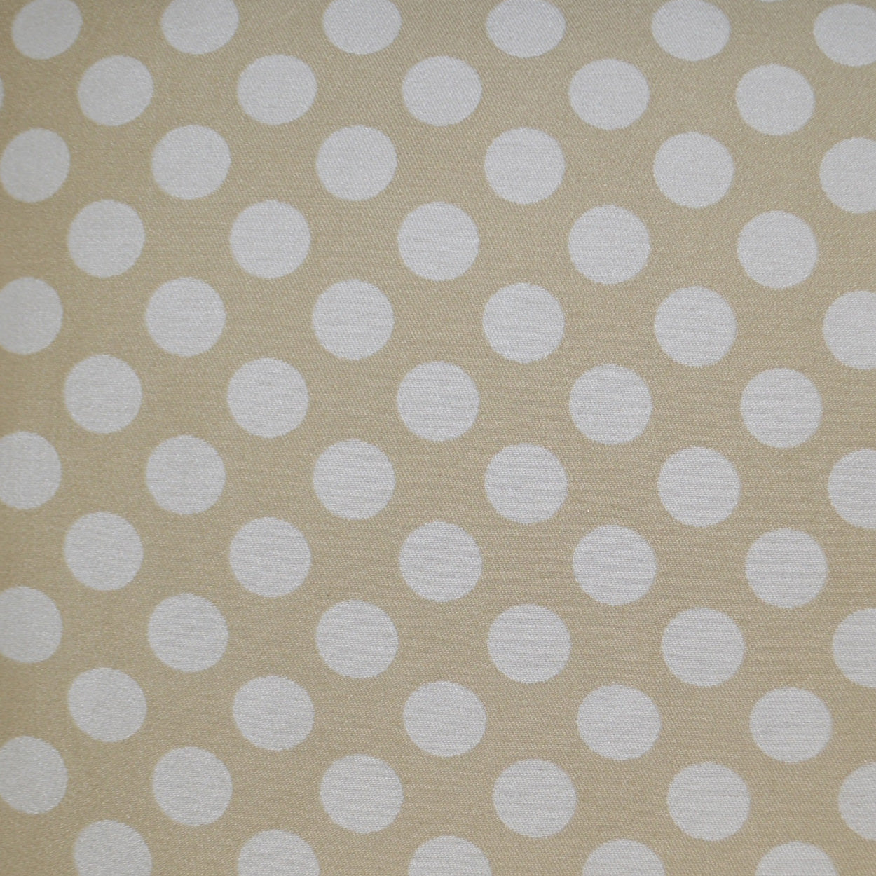 Polka Dots Cream Throw Pillow With Insert