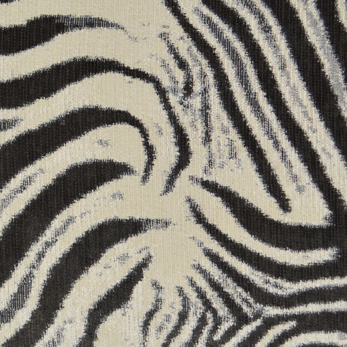 D.V. Kap Zebrana Charcoal Black Throw Pillow Insert