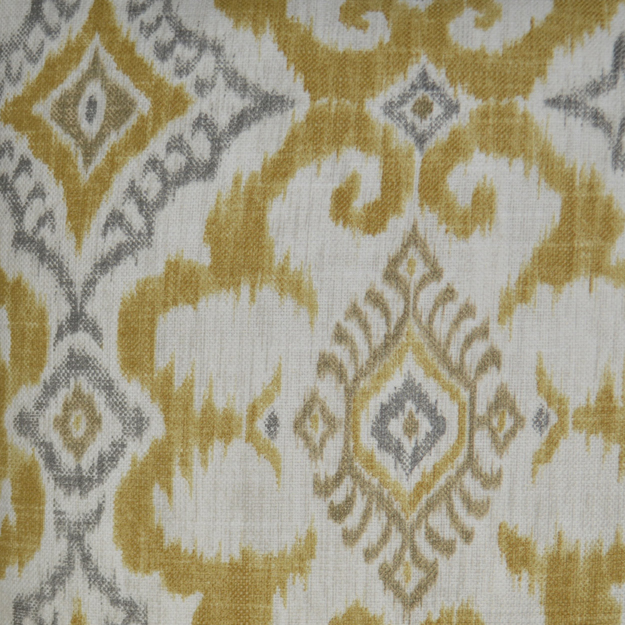 Kantha Yellow Throw Pillow With Insert