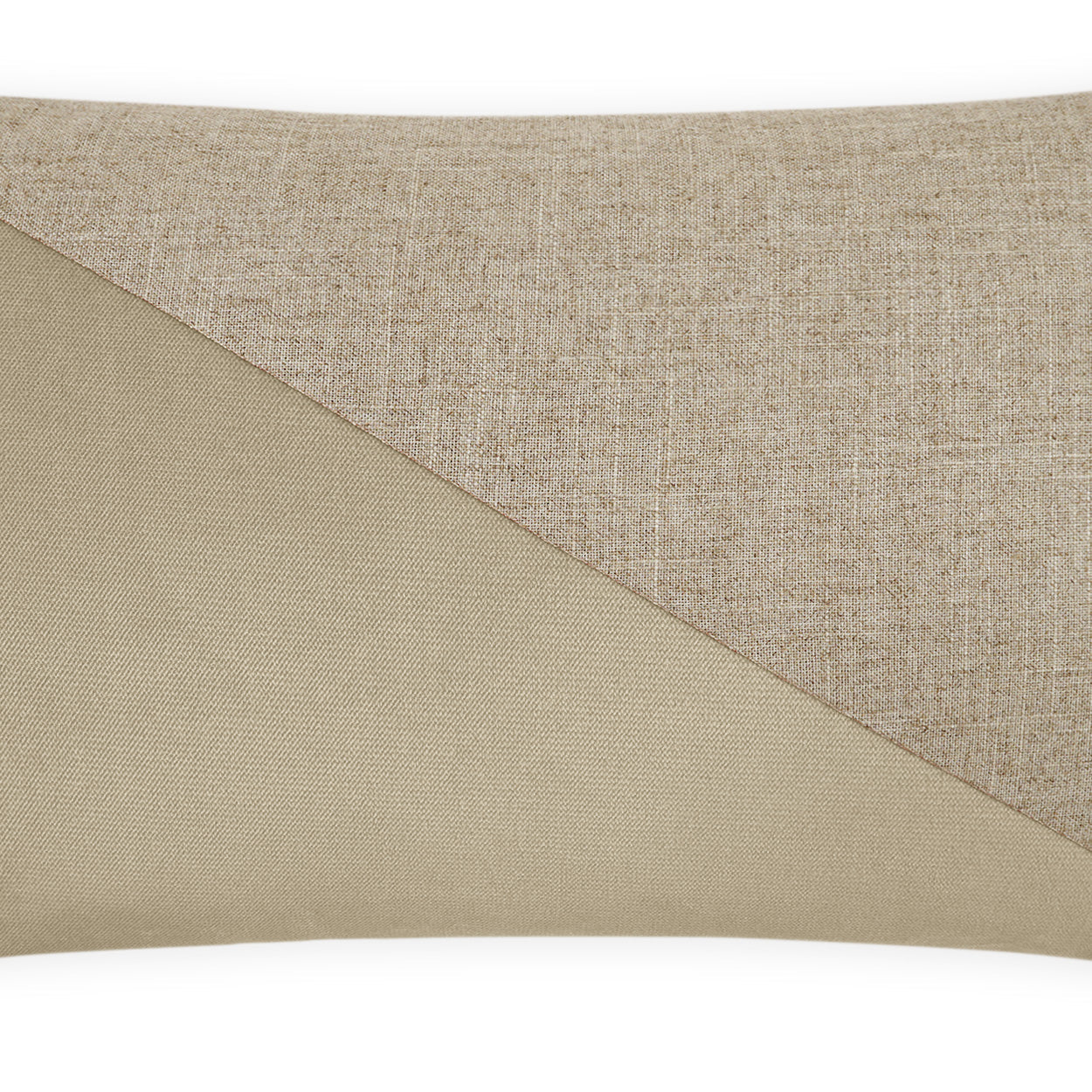 Jefferson Lumbar Linen Brown Throw Pillow Insert