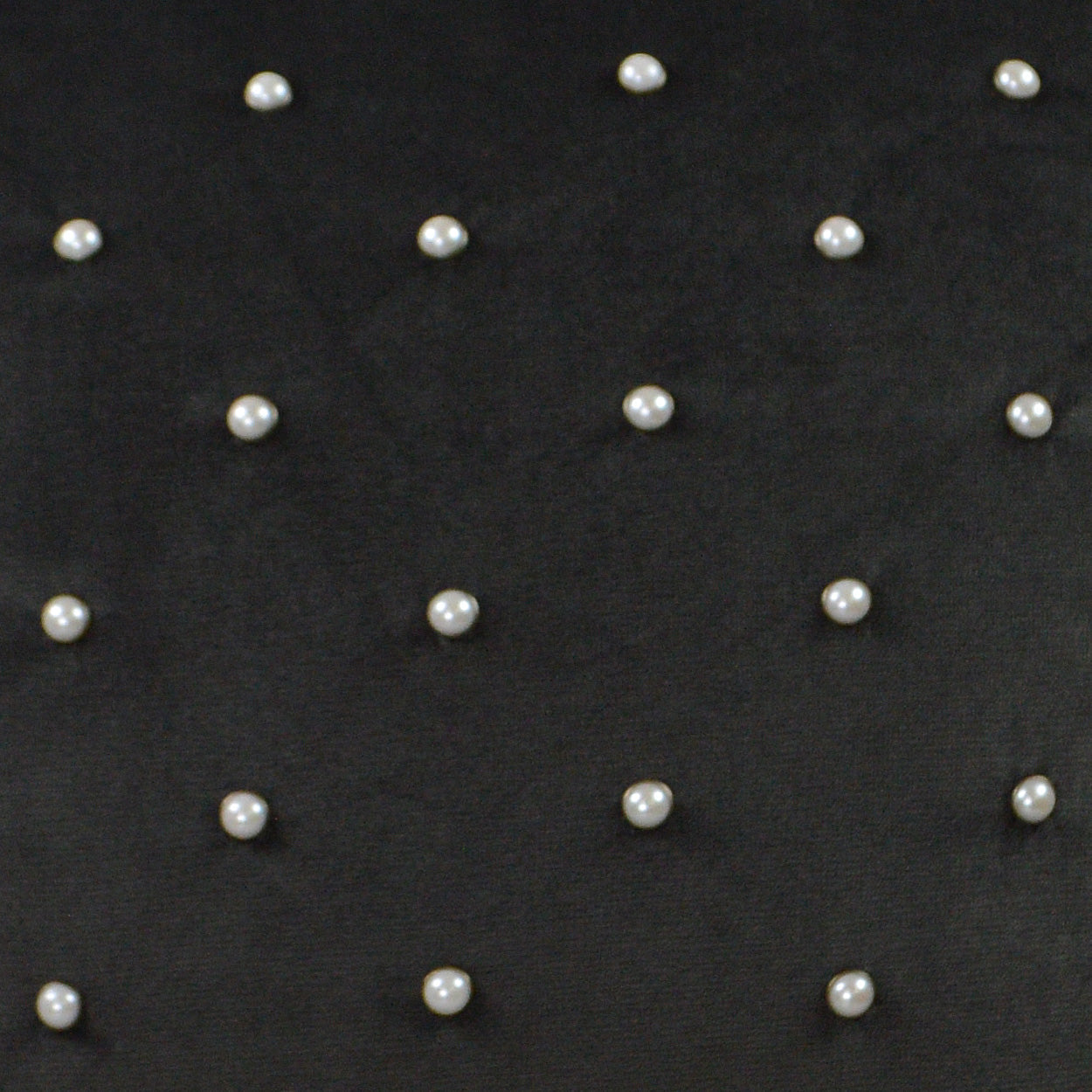 Pearlesque Charcoal Black Throw Pillow Insert
