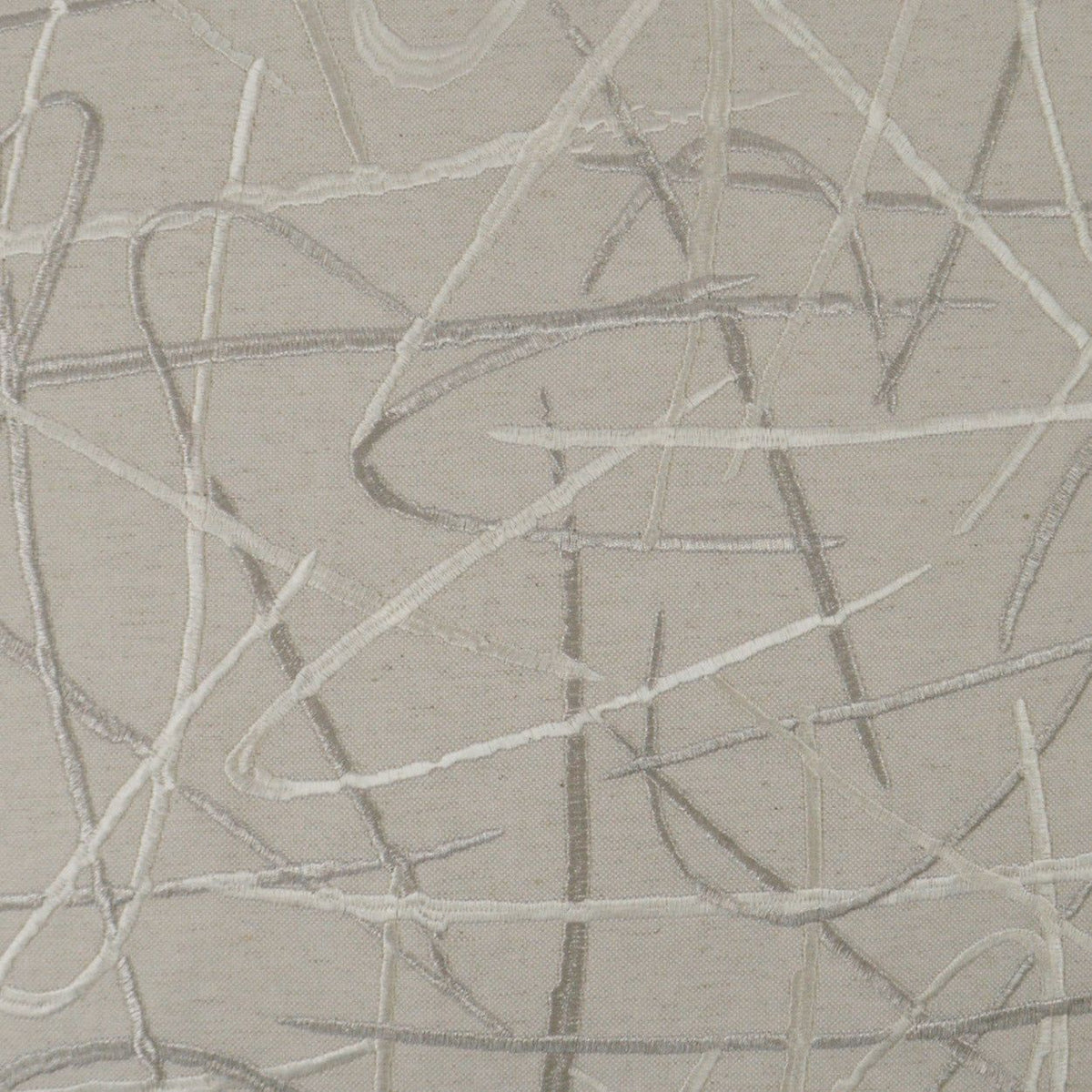 D.V. Kap Scribble Silver Throw Pillow With Insert