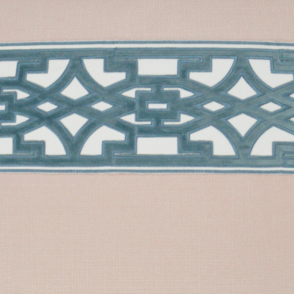D.V. Kap Lyon Blush Teal Throw Pillow With Insert