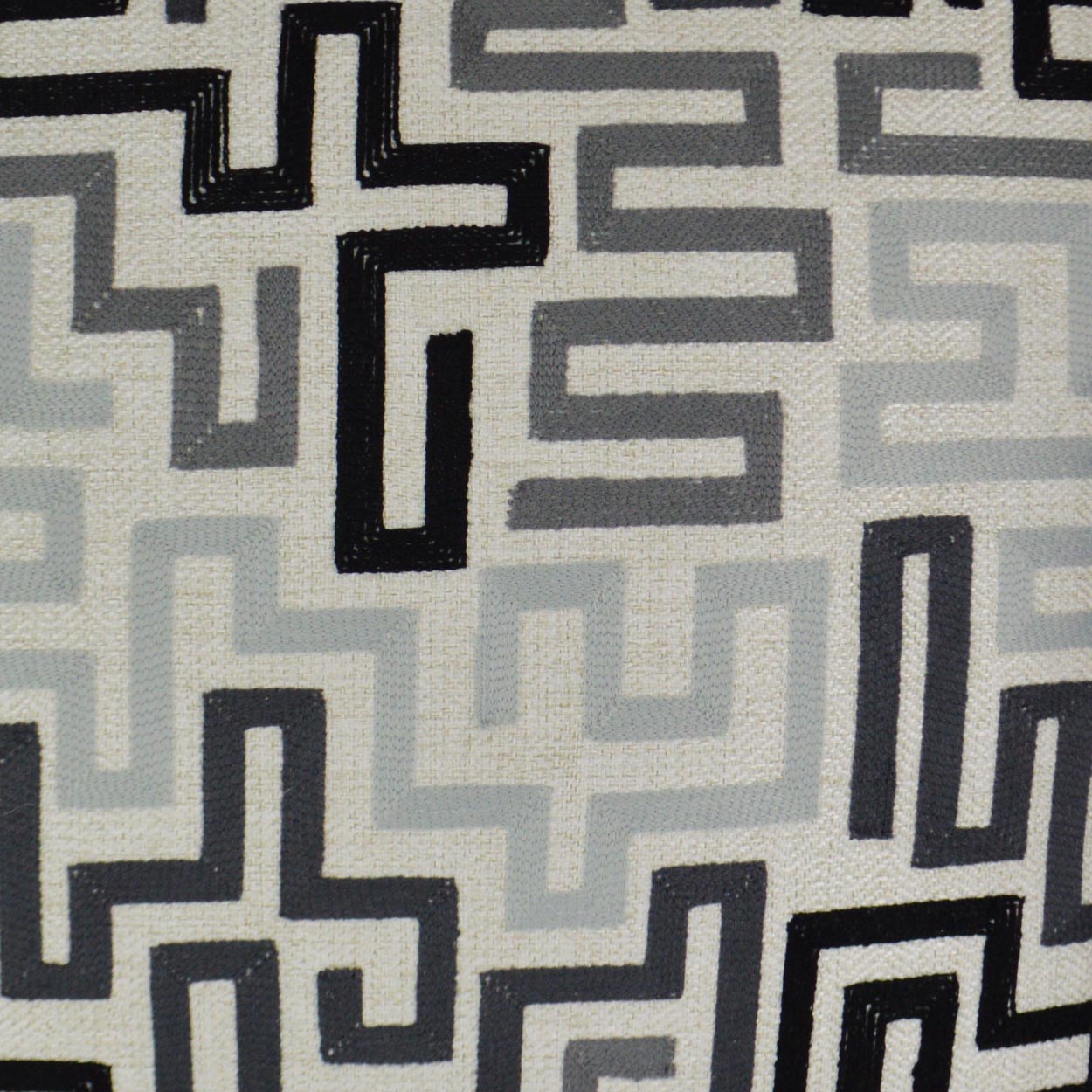 Labyrinth Alloy Grey Throw Pillow Insert