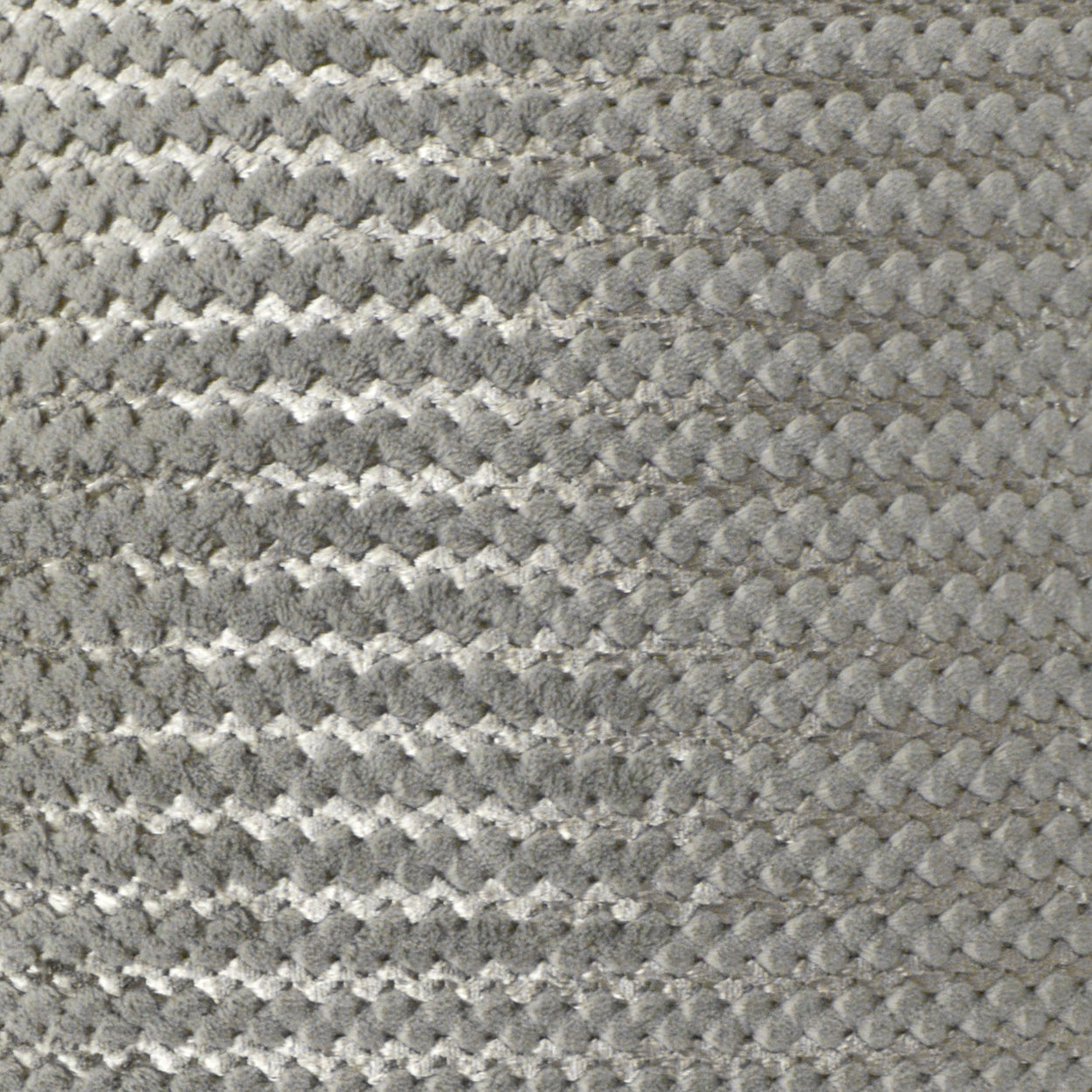 Gene Fur Grey Grey Throw Pillow With Insert