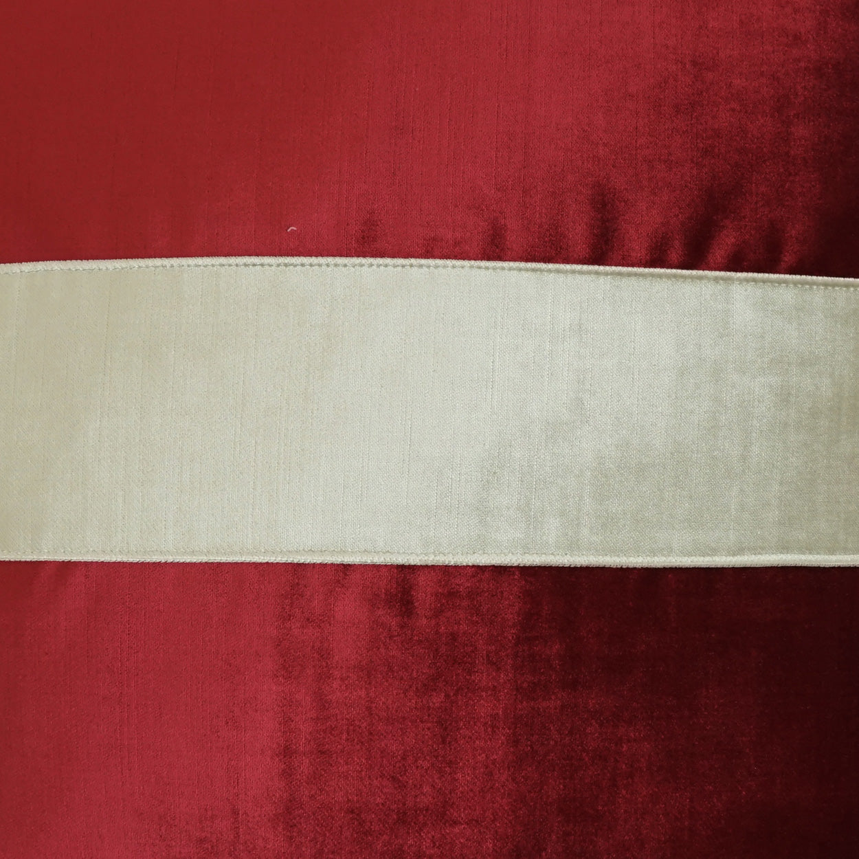 Iridescence Band Ruby Red Throw Pillow Insert