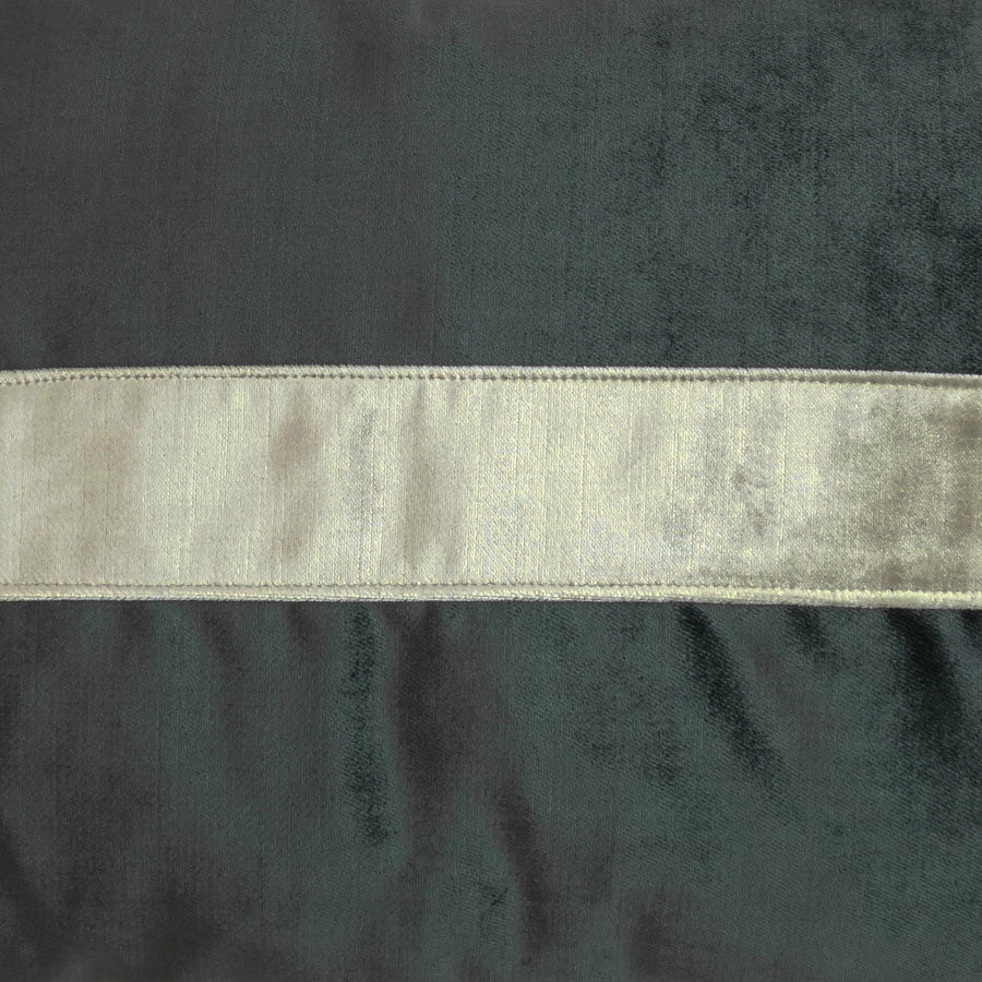 Iridescence Band Lumbar Graphite Grey Throw Pillow